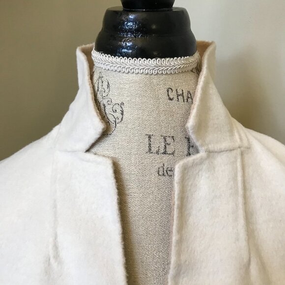 NWT JCrew Leighton Blazer Jacket Womens 4 Cream Ivory Double Faced Wool BJ930 - Picture 8 of 14